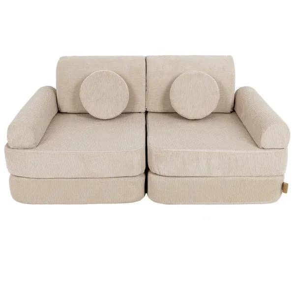 Srednja modularna sofa za djecu - Slimcord Ecru - Zagreb