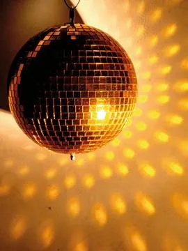 eurolite mirror ball 20cm gold - slika 2