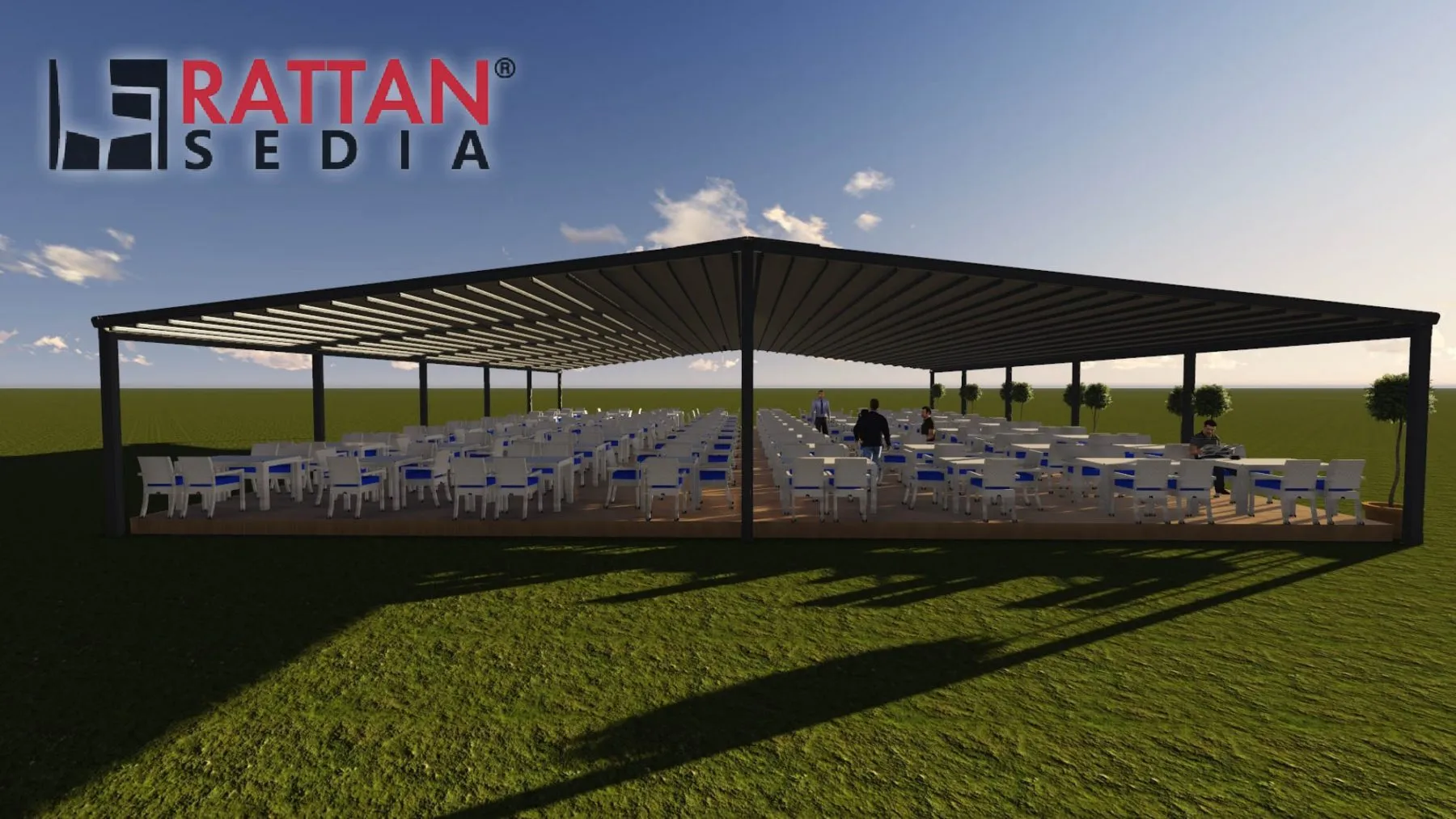 dvovodna pergola tenda – impluse - slika 5