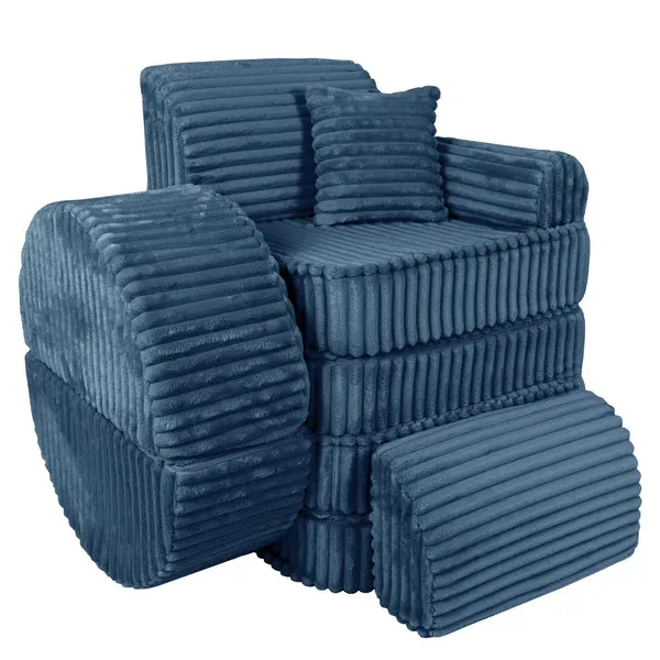 modularna sofa - plava - slika 7