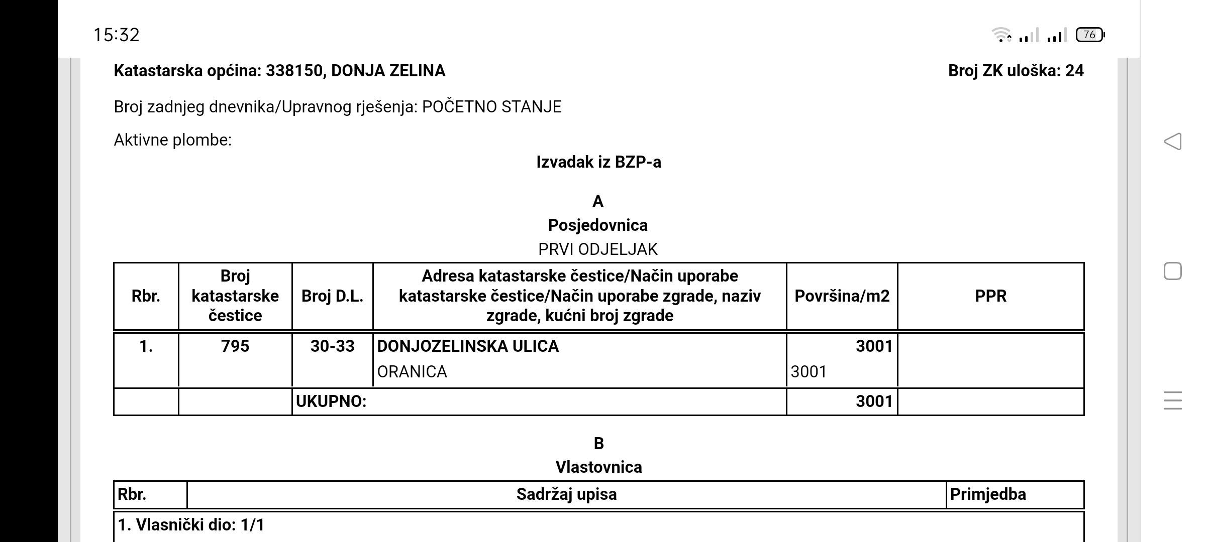 zemljište za poslovno-stambene namjene, donja zelina, 3001m2 - slika 3