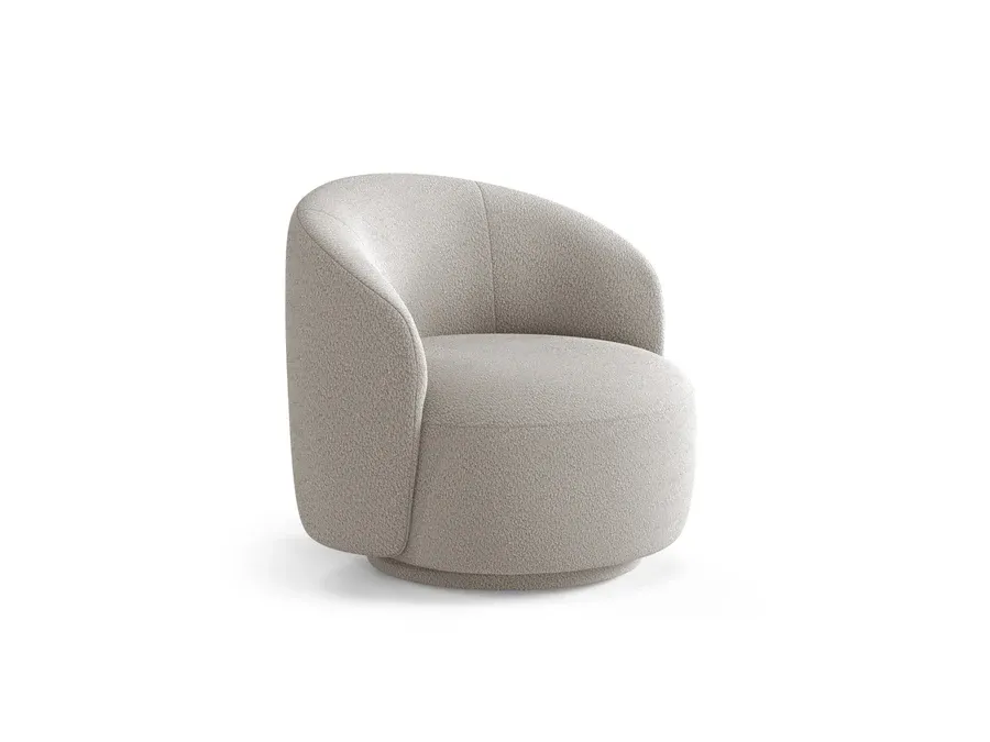 fotelja letizia, 86x83cm, materijal: boucle - slika 2