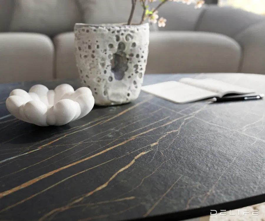 klub stolić edge 140x76cm, materijal: keramika noir desir - slika 7