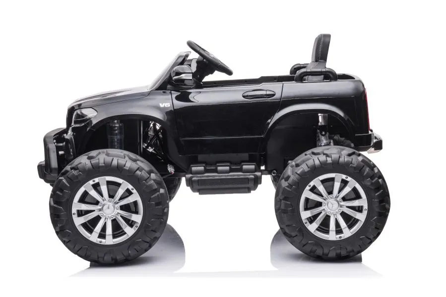 licencirani auto na akumulator mercedes dk-mt950 4x4 - crni/lakirani - slika 6
