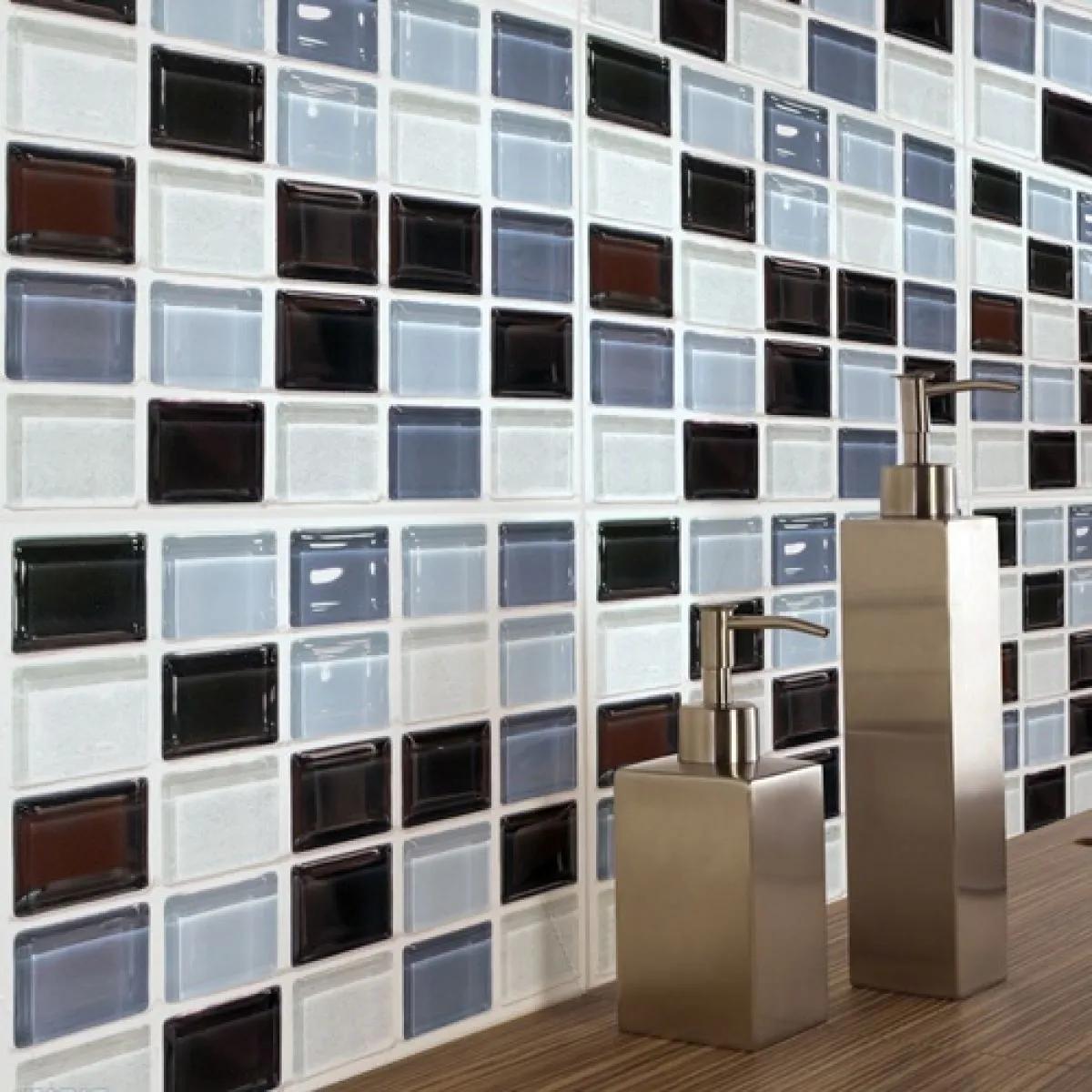 (6kom paket) 3d zidni pvc mozaik panel - samoljepljivo mod. 3504 - slika 3