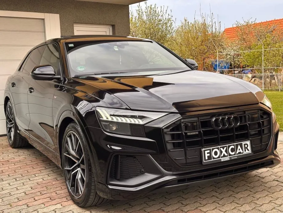 audi q8 50tdi s-line quattro 210kw 2020g black paket top stanje - slika 5