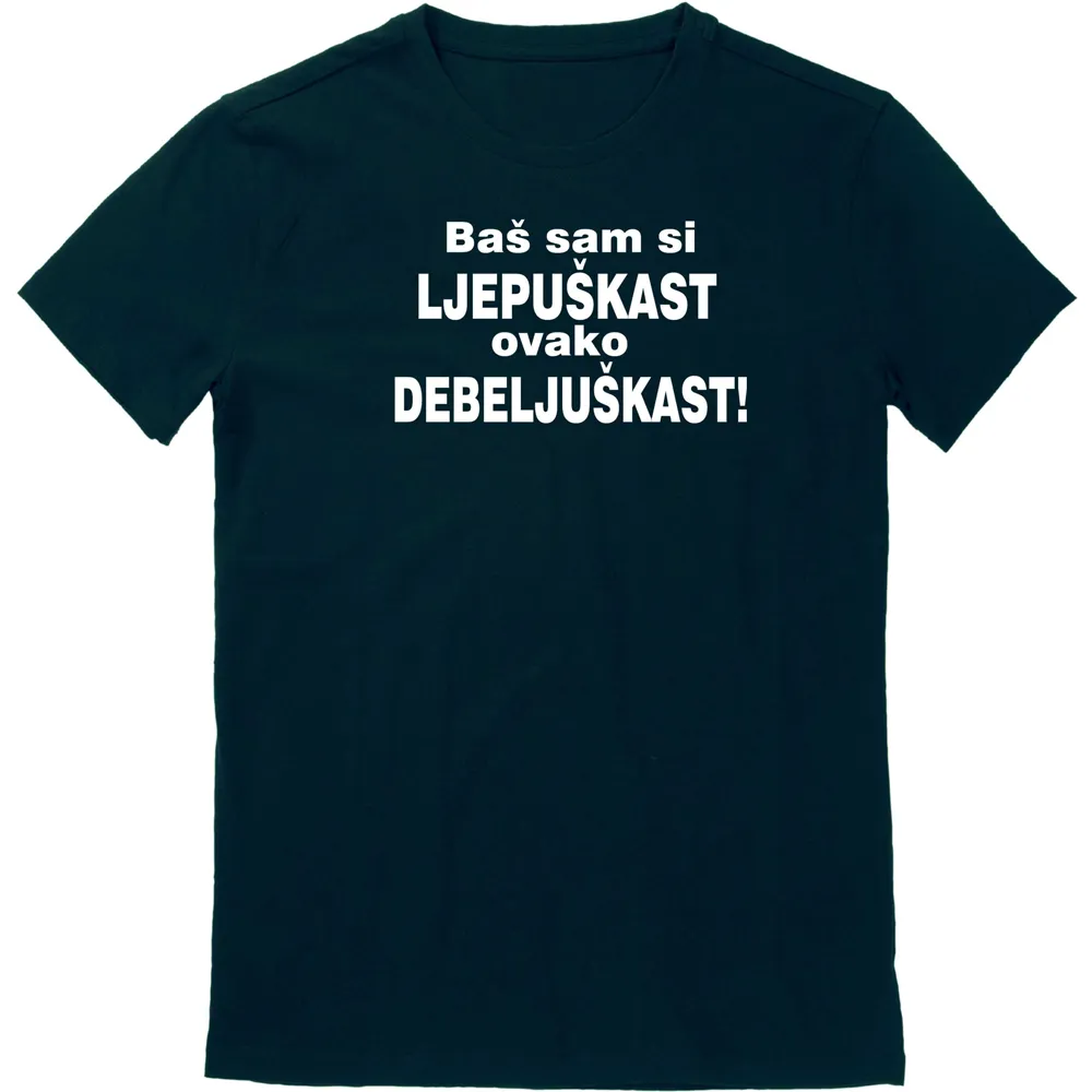 majice s natpisom – muške - slika 8