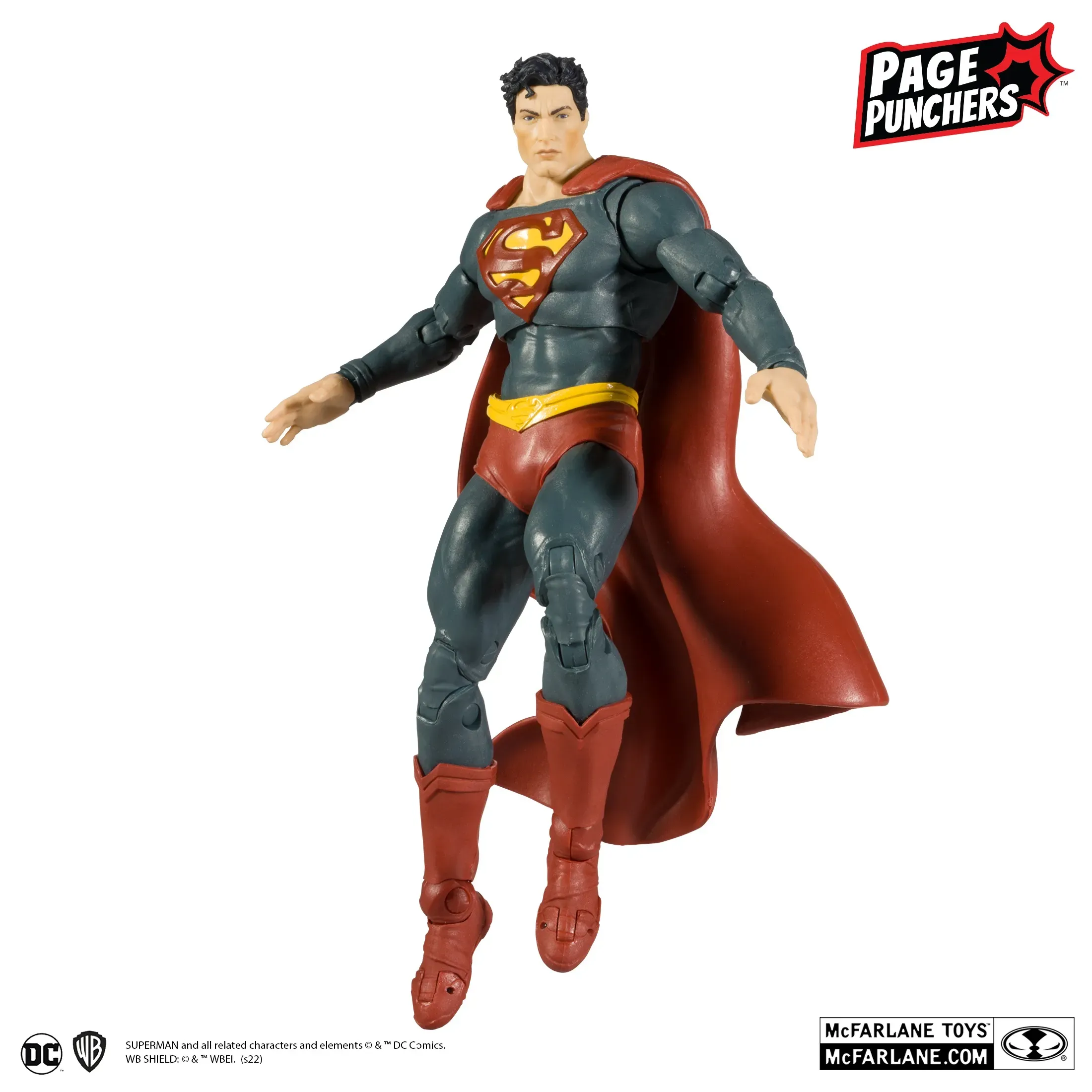 dc comics black adam strip + superman figura, 17cm - slika 5