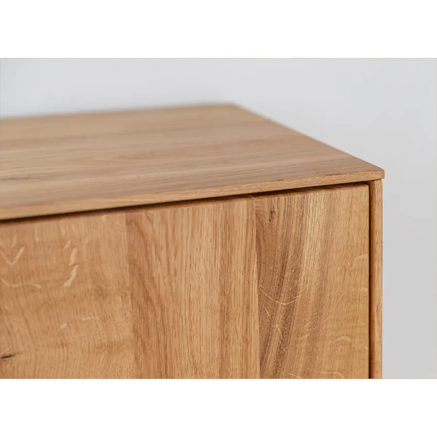 vitrina collodi 135x115cm, materijal: masivno drvo hrast - slika 8