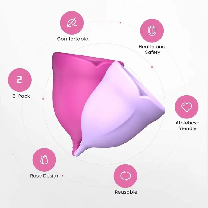 menstrualne čašice, femometer rose - slika 5