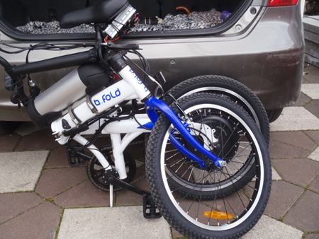 električni bicikl sklopivi 500w max brzine 35km dometa ca35km akcija - slika 2