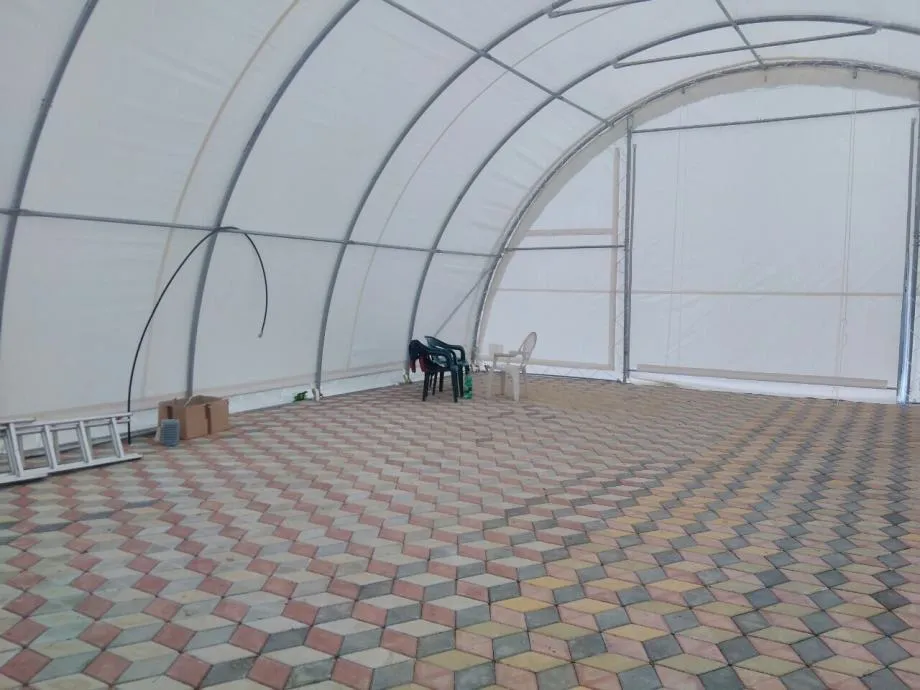 montažna hala / montažni šator 9.15x12m 4,5m (v) 110m2 dostupno odmah - slika 5