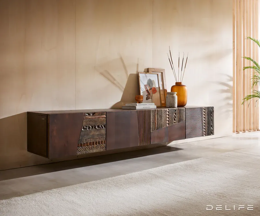 Tv komoda Imara 200x35cm, Materijal: Mango - Čakovec