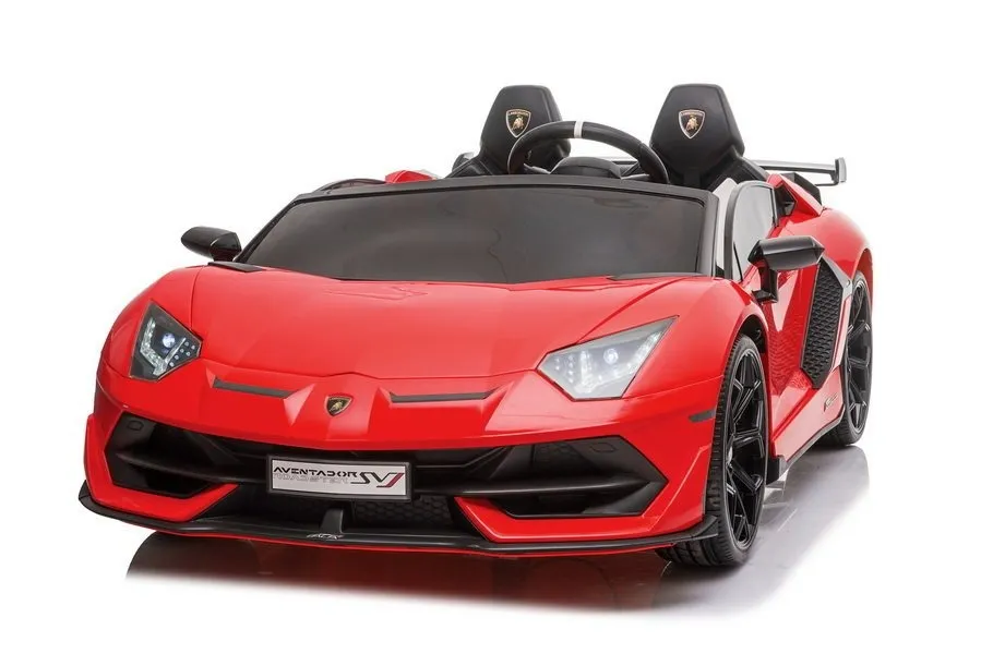 licencirani auto na akumulator lamborghini aventador - crveni - slika 3