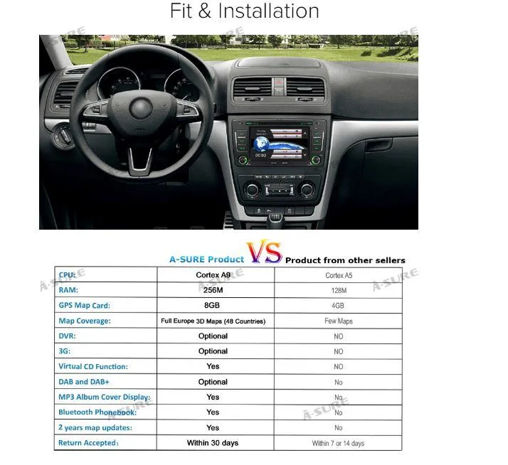 škoda octavia 2din radio original navigacija multimedija - slika 12