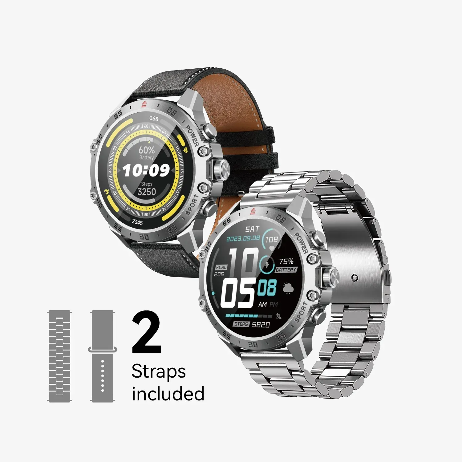 bwoo premium pametni sat vodootporni s fitness aktivnostima za praćenje zdravlja i dnevnih aktivnosti max - slika 3