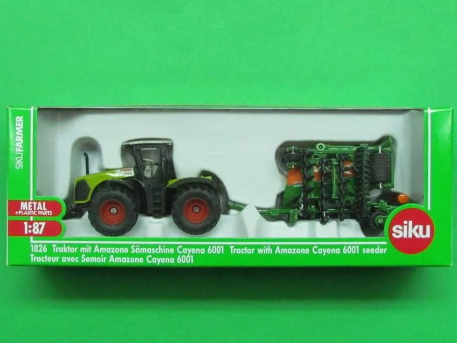 siku claas traktor + amazon sijačica - slika 3