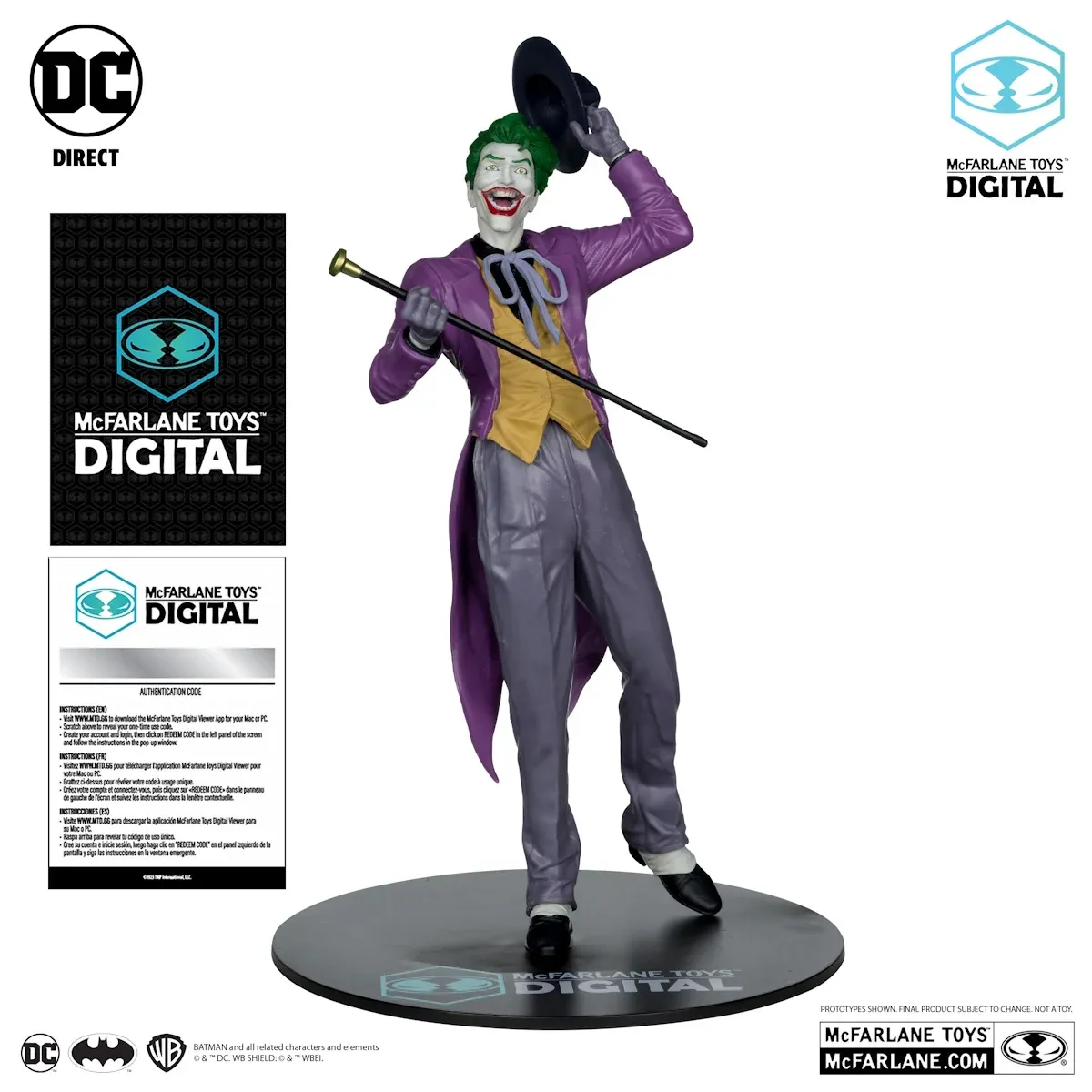 mcfarlane digital – the joker by jason fabok figura, 29 cm - slika 2