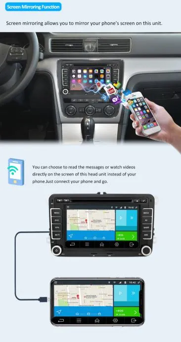 vw passat b7 android 10 gps usb navigacija multimedija original - slika 5
