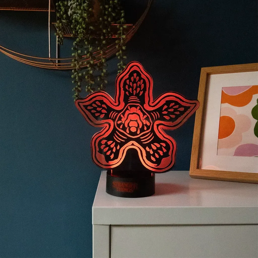 stranger things demogorgon laser etched light - slika 2