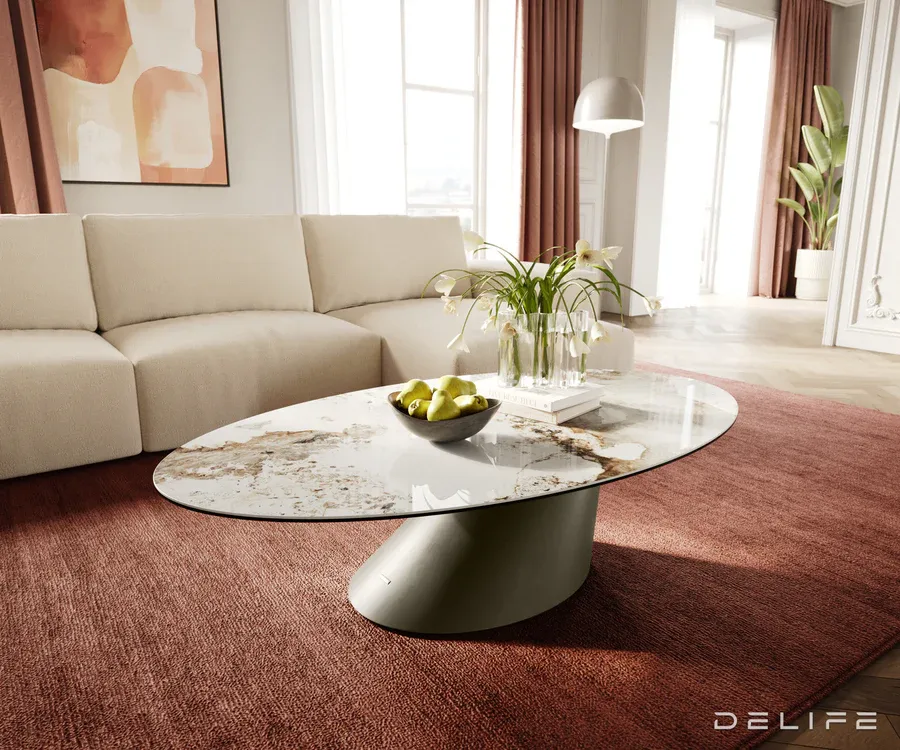 Klub stolić Edge 140x80cm, Materijal: Keramika Minas Melange - Čakovec