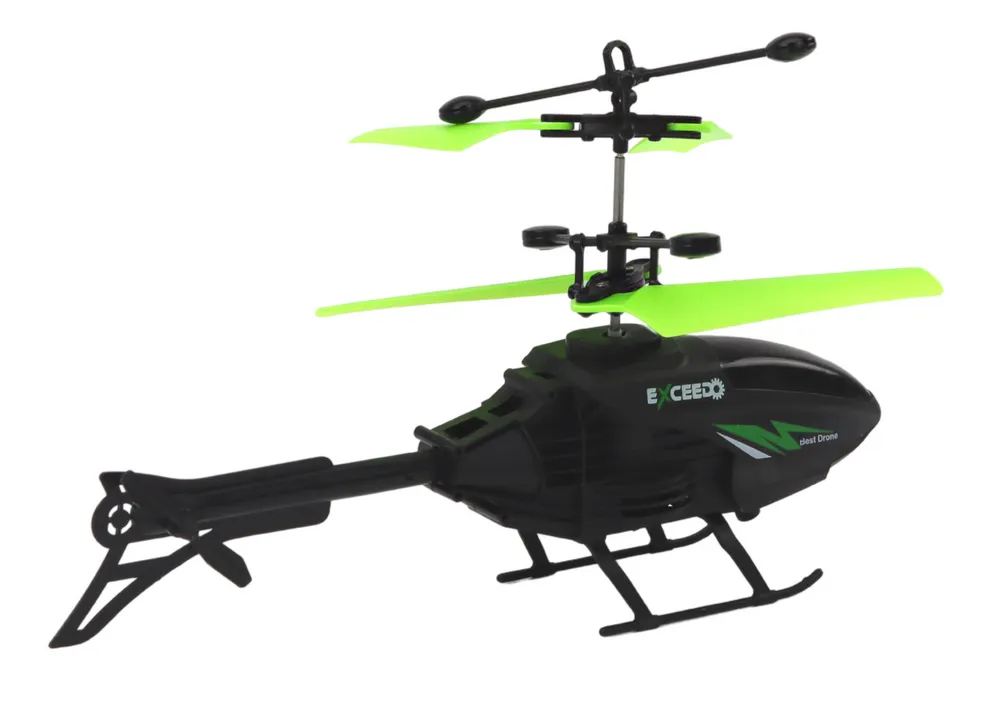 palm controlled helicopter band black and green - slika 3