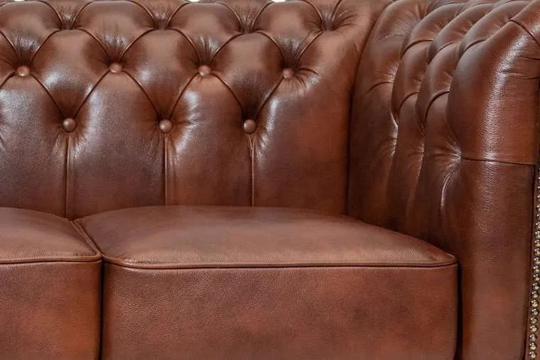 chesterfield fotelja class leather | 1-sjedište | cloudy brown old - slika 3