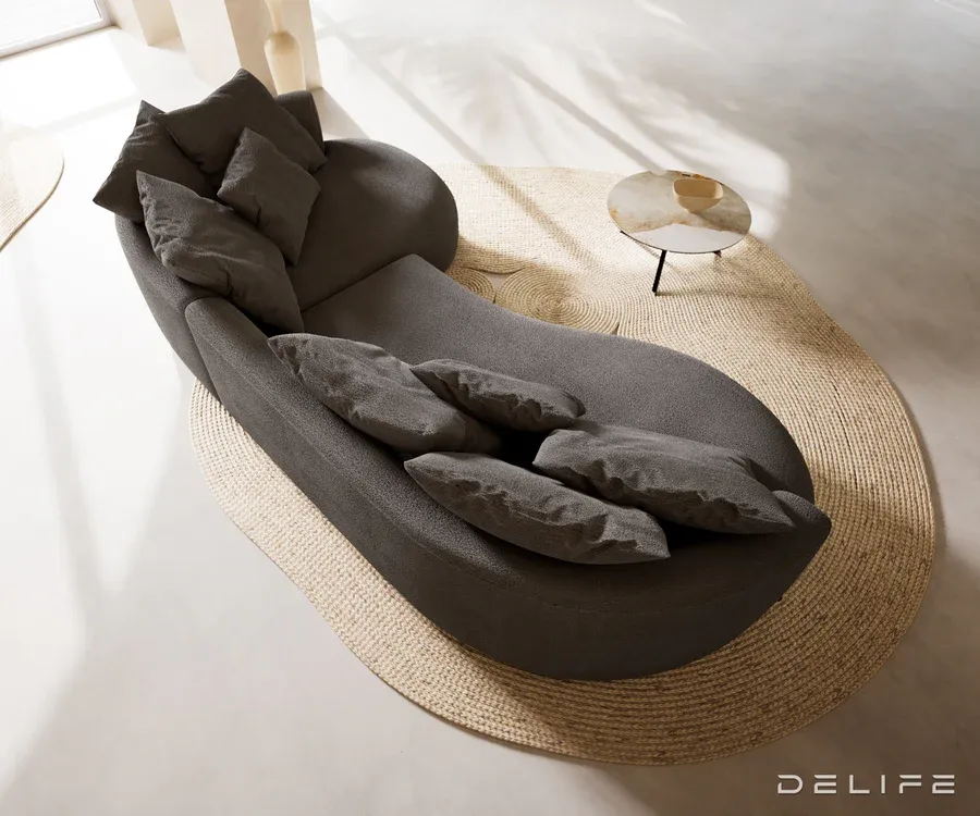 sofa edina 328x166cm, materijal: boucle - slika 6