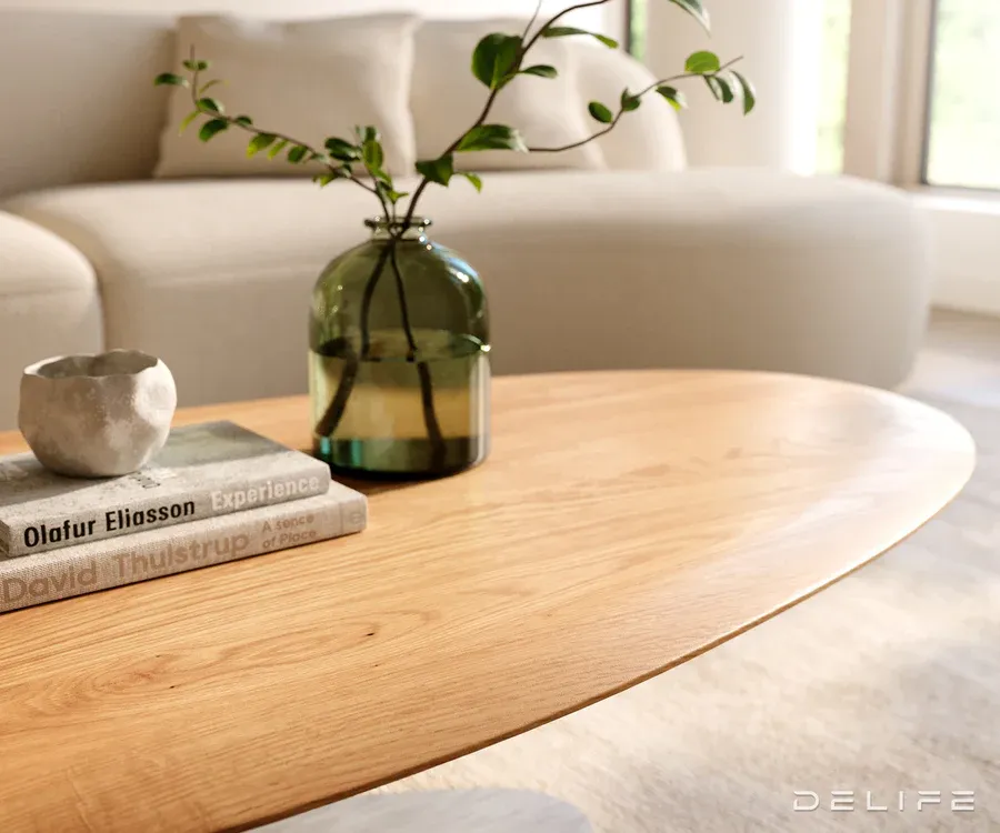 klub stolić edge 140x75cm, materijal: hrast - slika 4