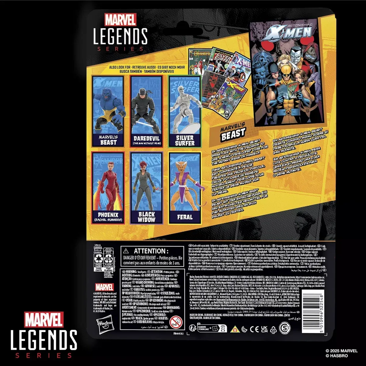 marvel legends series: x-men – marvel’s beast figura, 15cm - slika 8