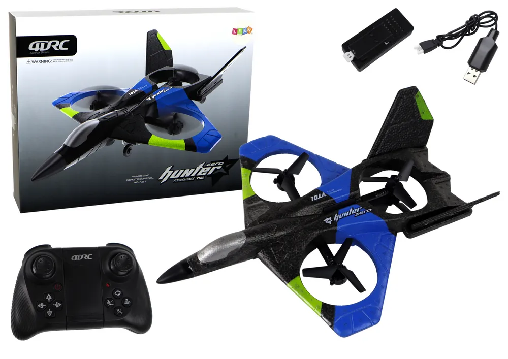 Airplane Fighter R/C Large Blue - Mursko Središće