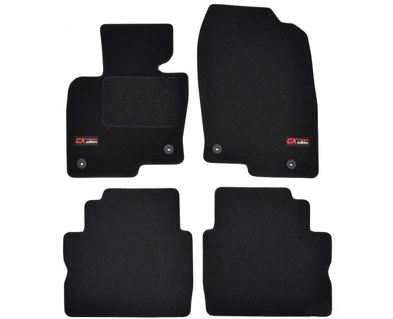 tekstilni auto tepisi za mazda 2-3-5-6-cx5-cx30-cx7 - s logom - slika 2