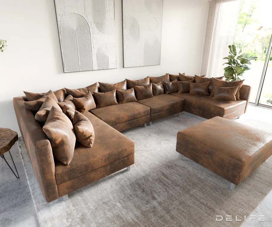 Kutna garnitura Clovis XL 400x185cm, Materijal: Mikrovelur - Čakovec, Čakovec-zapad