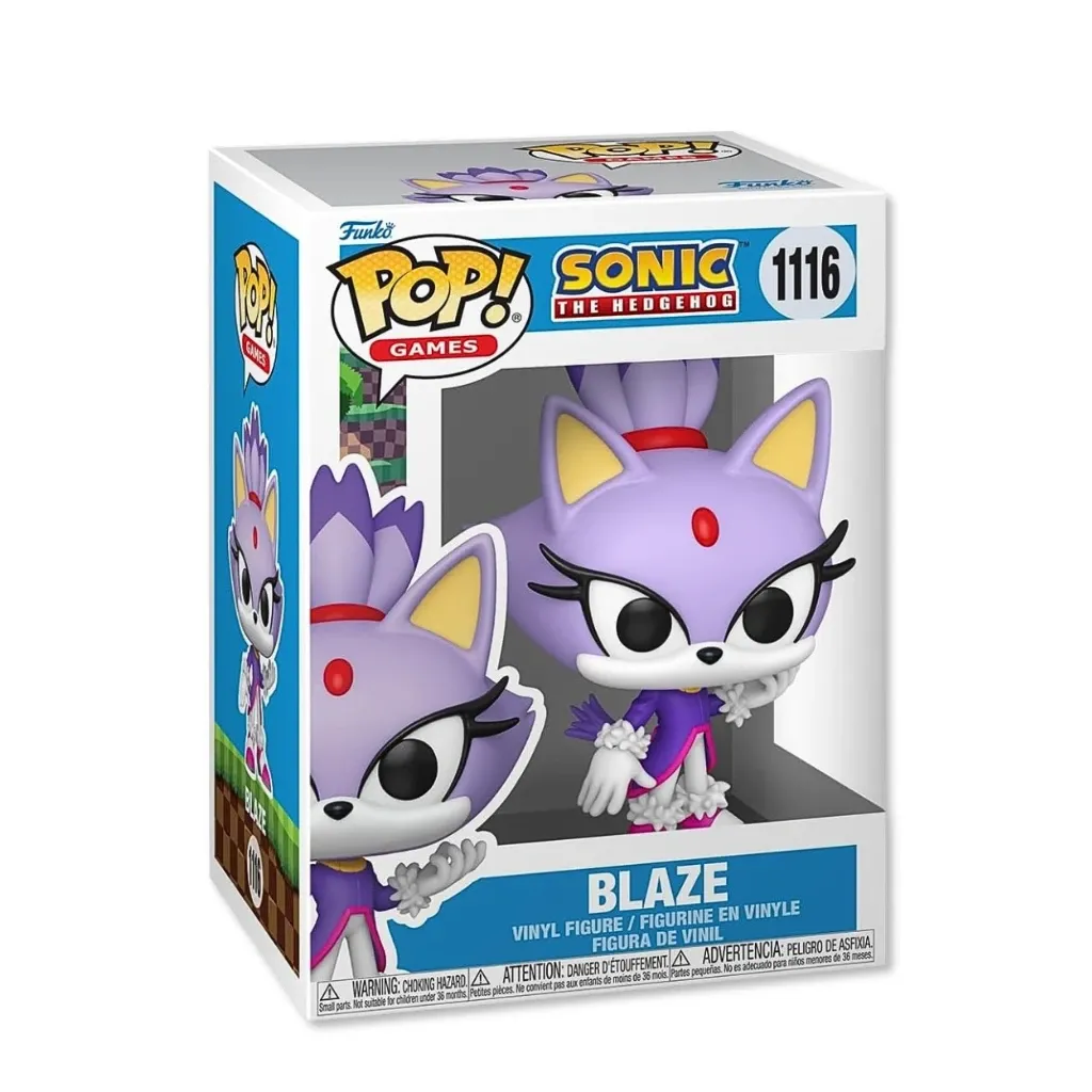 Funko Pop! Games: Sonic the Hedgehog – Blaze #1116 - Zagreb