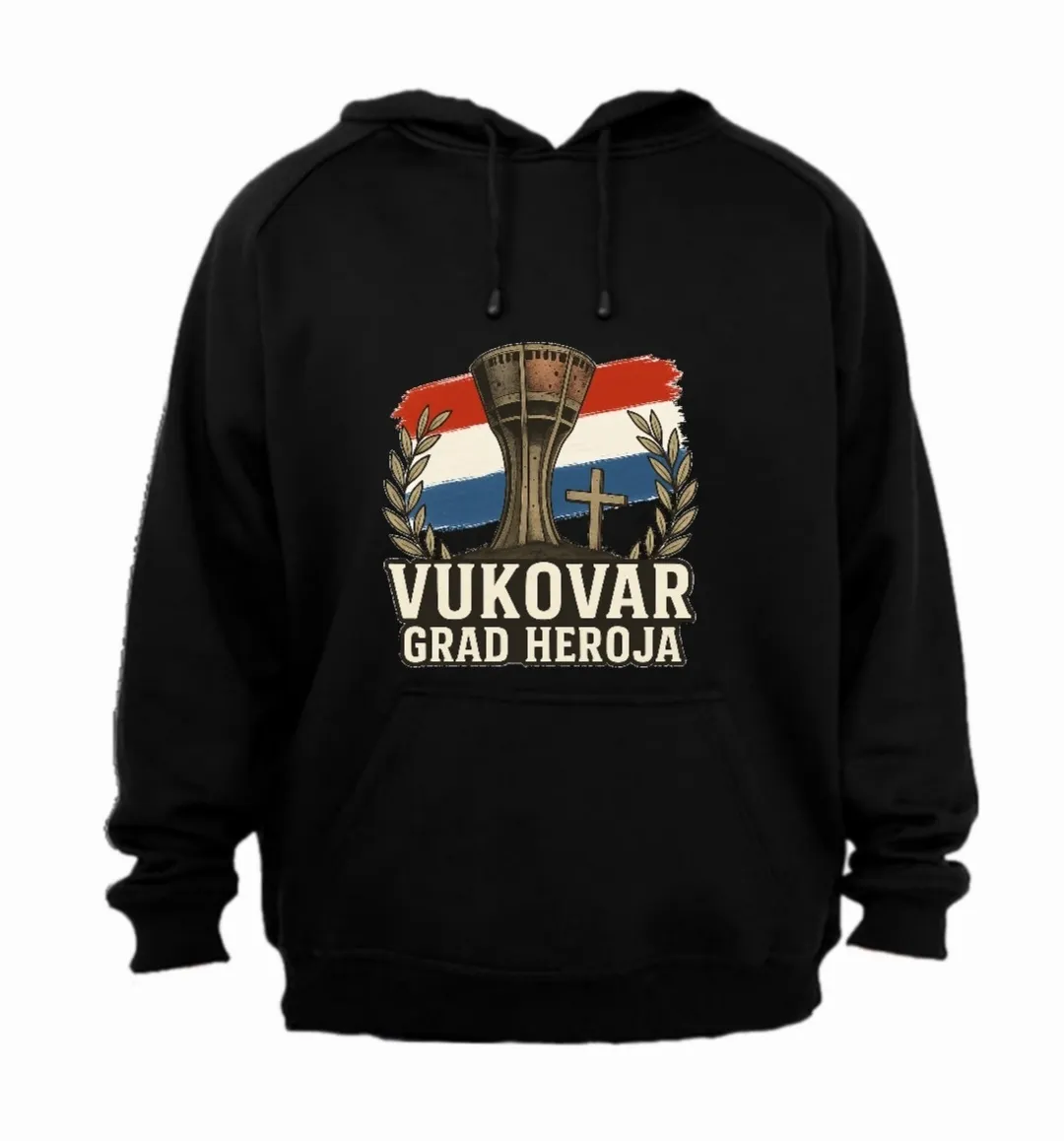 Duksa / Hoodica s kapuljačom VUKOVAR – Grad Heroja - Otočac