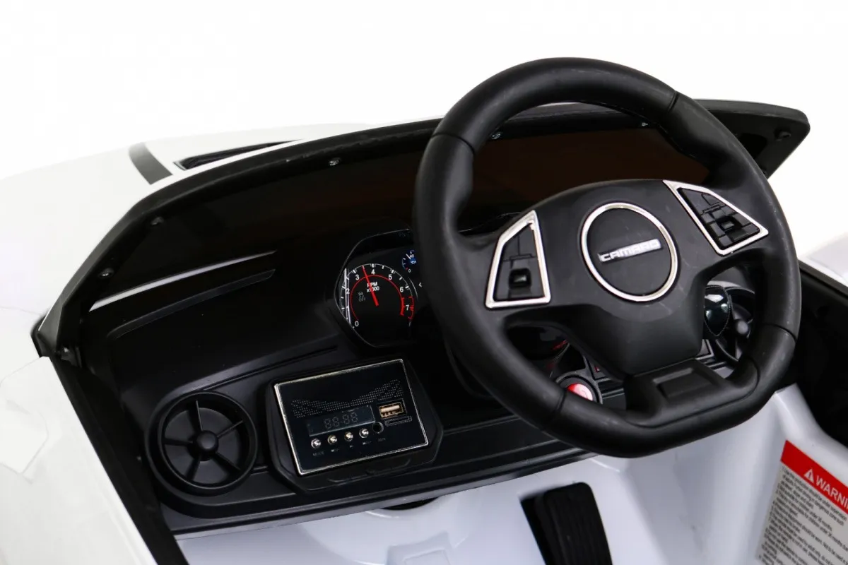 licencirani auto na akumulator chevrolet camaro 2ss - bijeli - slika 7