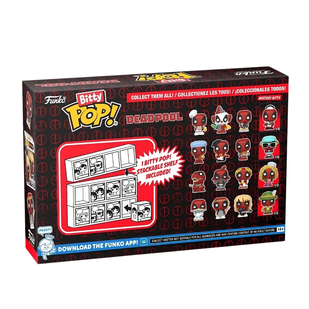 funko bitty pop!: deadpool 4-pack – series 3 - slika 2