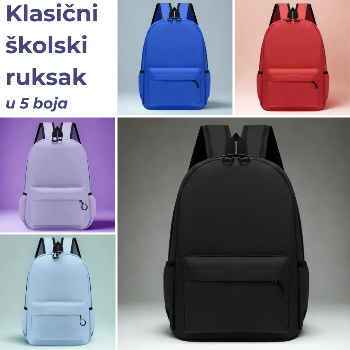 SmartPack školski ruksak u 5 boja - Zagreb