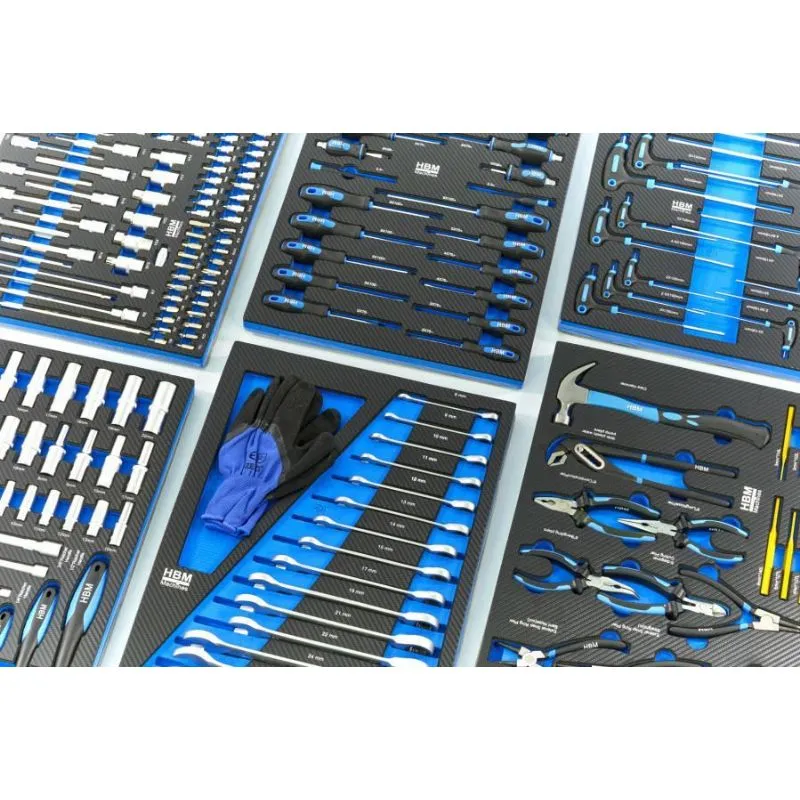plavi set od 262 komada premium alata, 7 uložaka - slika 2