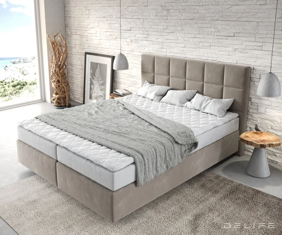 box spring krevet dream-fine s madracem i nadmadracem - slika 2