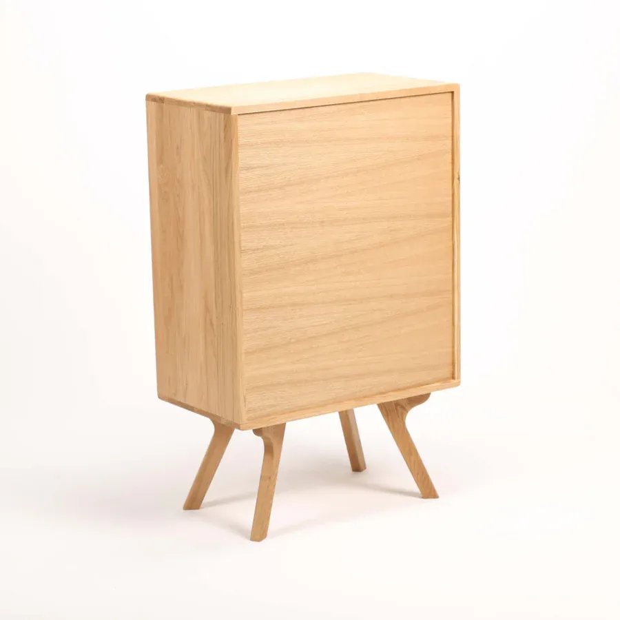 komoda amadeo 66x110cm, materijal: puno drvo hrast - slika 14