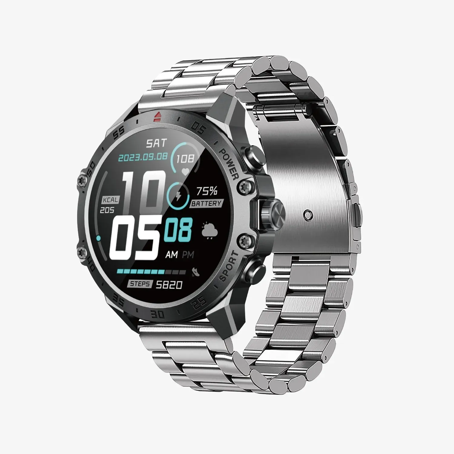 bwoo premium pametni sat vodootporni s fitness aktivnostima za praćenje zdravlja i dnevnih aktivnosti max - slika 4