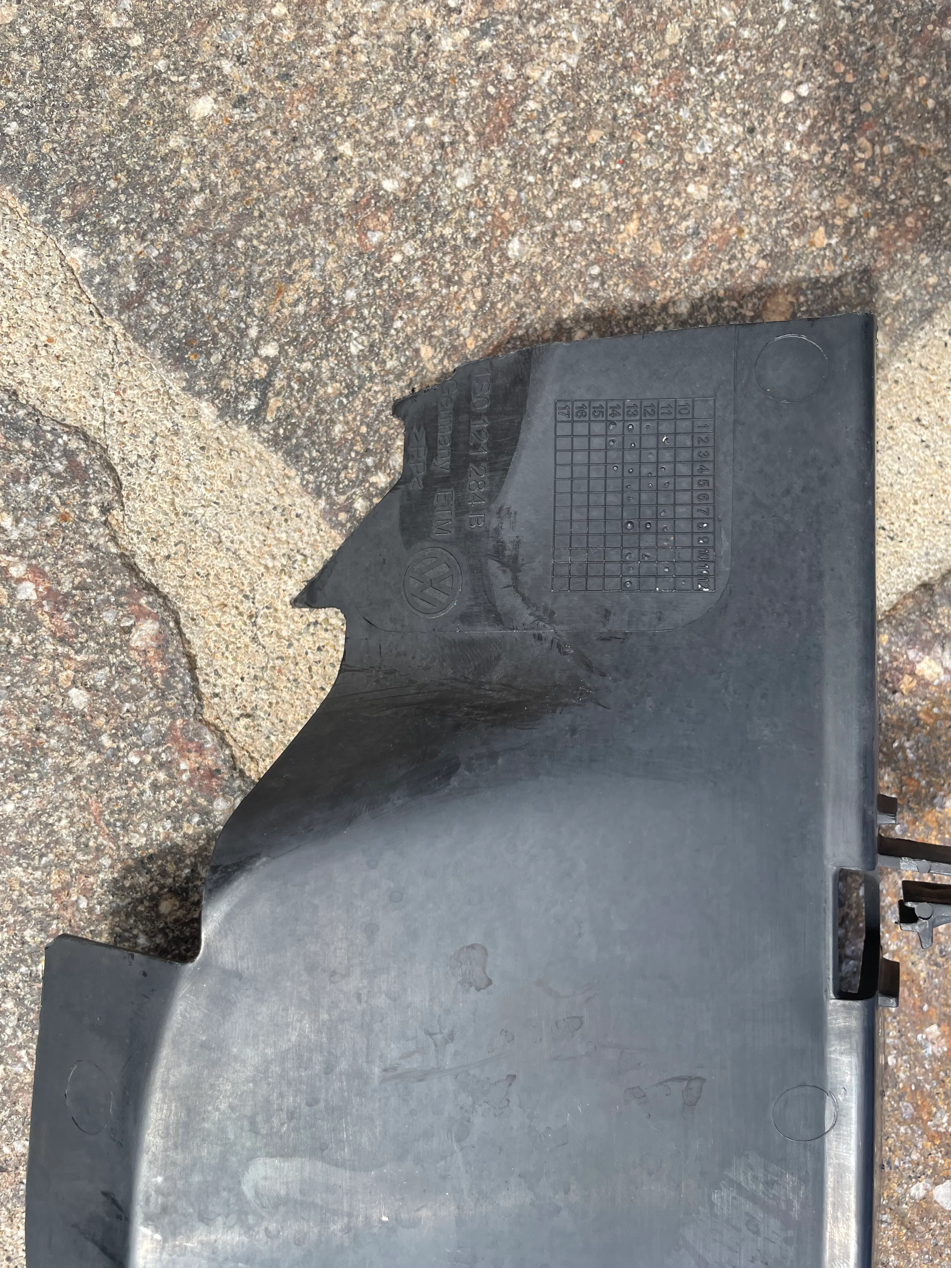 vw up vezni lim sa usmjerivačima zraka 1s0805588h - slika 8