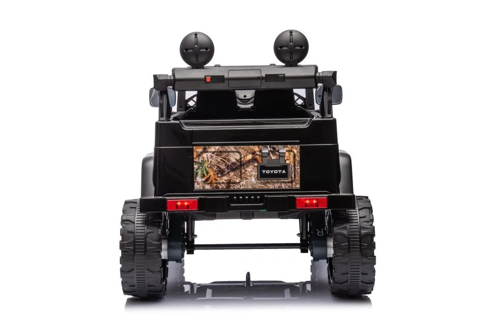 licencirani auto na akumulator toyota fj white 4x4 - crni/forest - slika 7