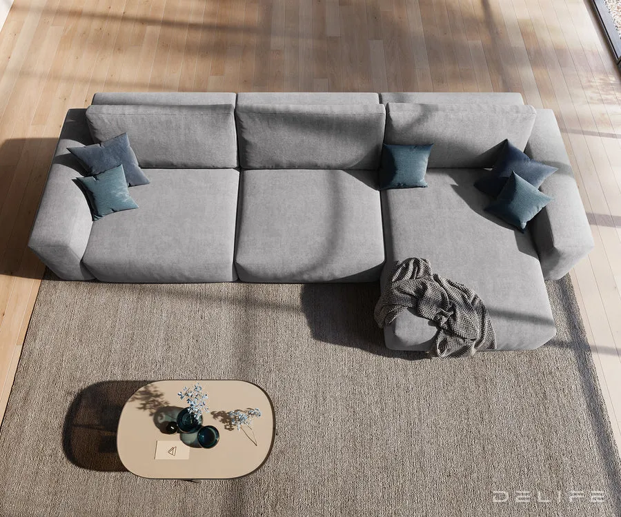 kutna garnitura lanzo xl 380x176x69cm, materijal: mikrofibra - slika 3