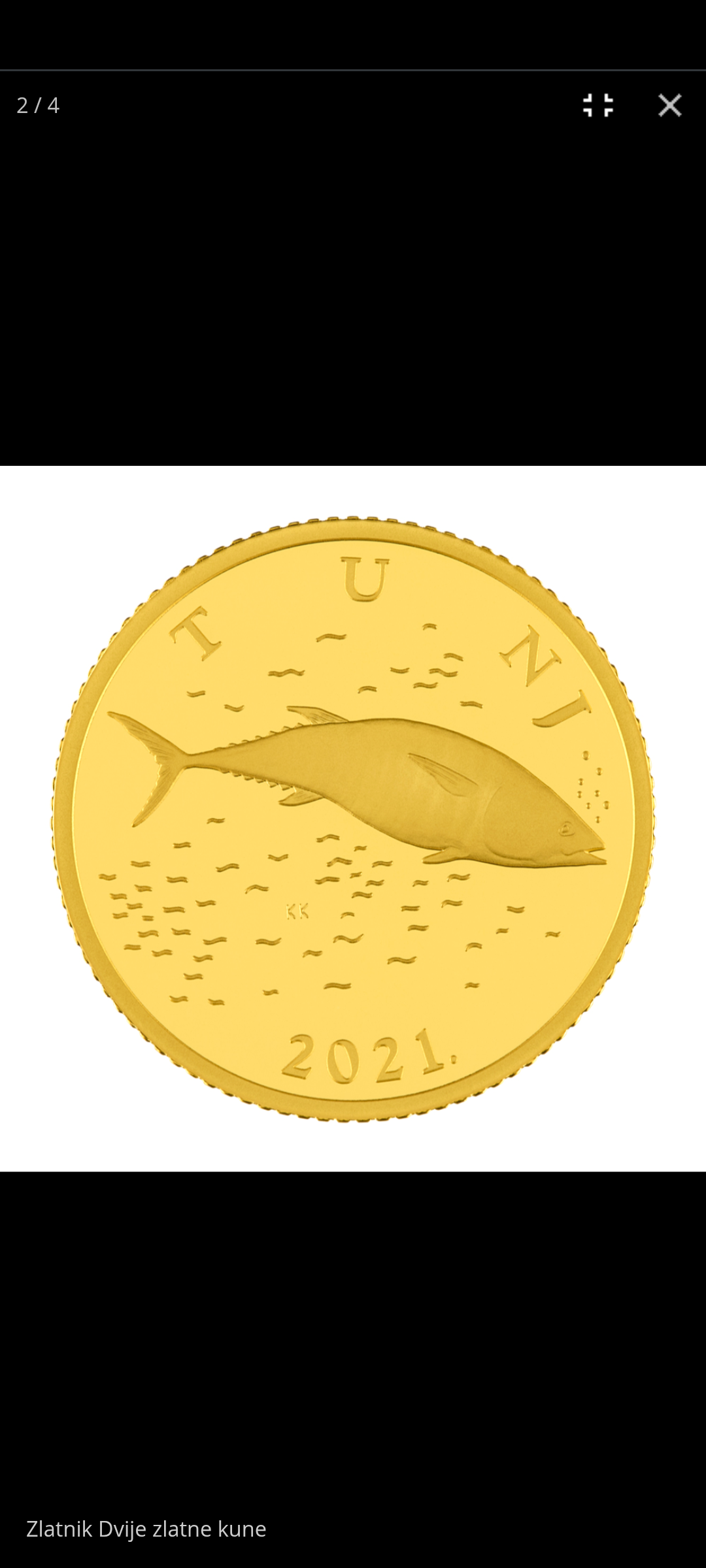 zlatna kuna - 2 kune - slika 2