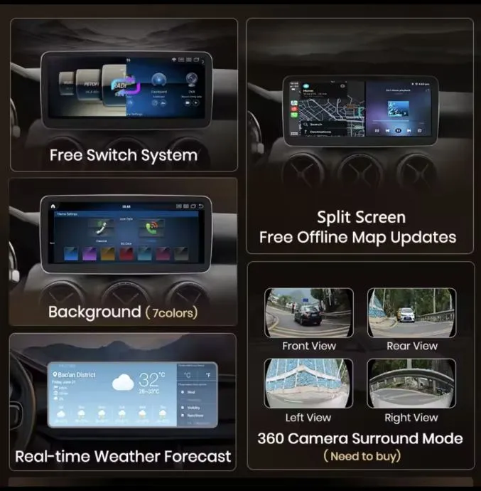 mercedes a klasa w176 2013-2018 original navigacija android multimedia - slika 13