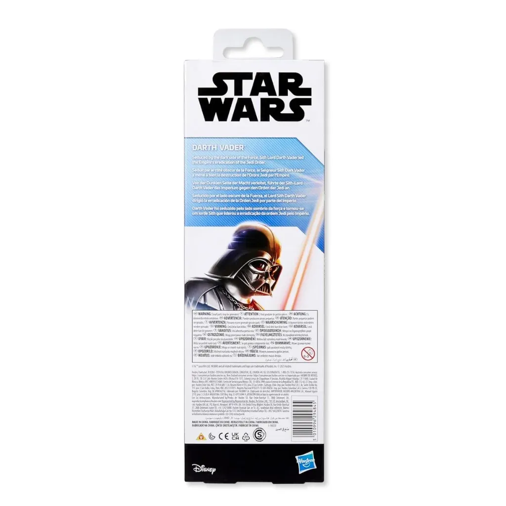 hasbro titan hero: star wars – darth vader figura, 30cm - slika 4