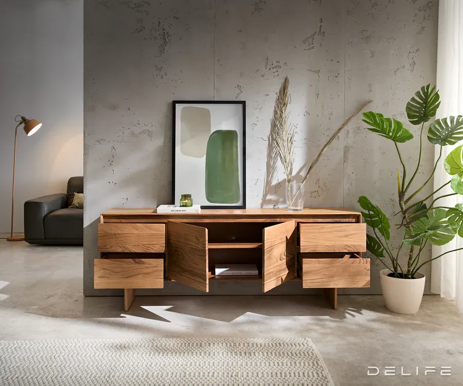 komoda elandor 175x35cm, materijal: bagrem - slika 3