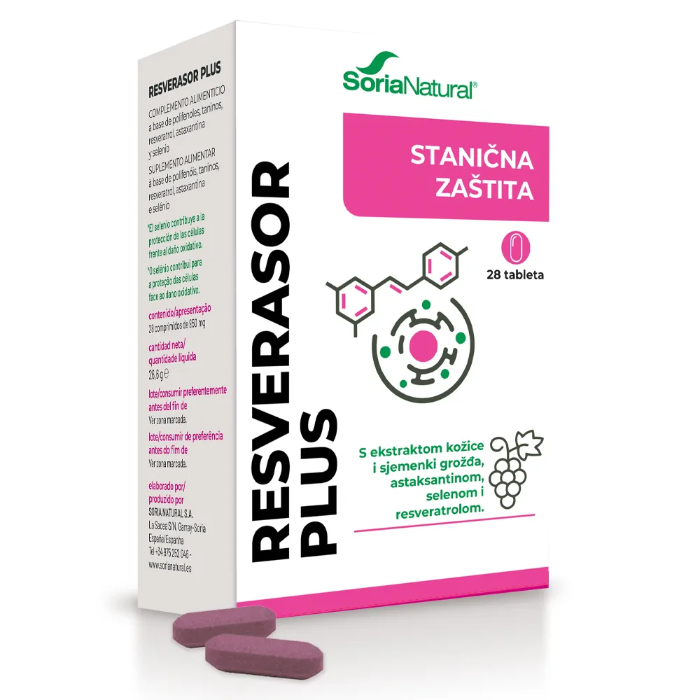SORIA RESVERASOR PLUS 28 TBL - Botanical sante d.o.o. - Zagreb